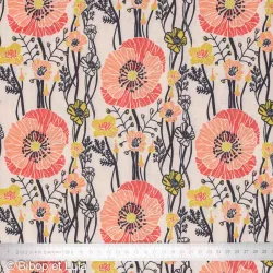 Tissu coton lin Ameria - Bibop et Lula