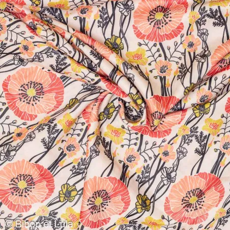 Tissu coton lin Ameria