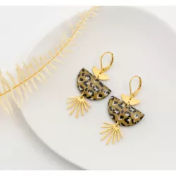ANGELE boucles d'oreilles "LEOPARD" - Bibop et Lula
