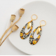 ALICE boucles d'oreilles "VINTAGE ORANGE" - Bibop et Lula