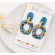 BRIGITTE boucles d'oreilles "FOLK AUTOMNE" - Bibop et Lula