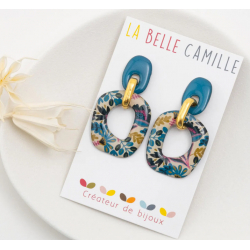 BRIGITTE boucles d'oreilles "FOLK AUTOMNE" - Bibop et Lula