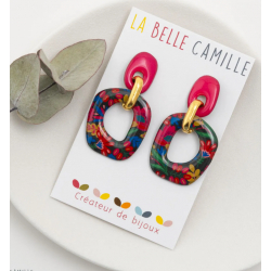 BRIGITTE boucles d'oreilles "FOLK HIVER" - Bibop et Lula