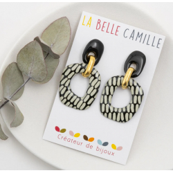 BRIGITTE boucles d'oreilles "WAX" - Bibop et Lula