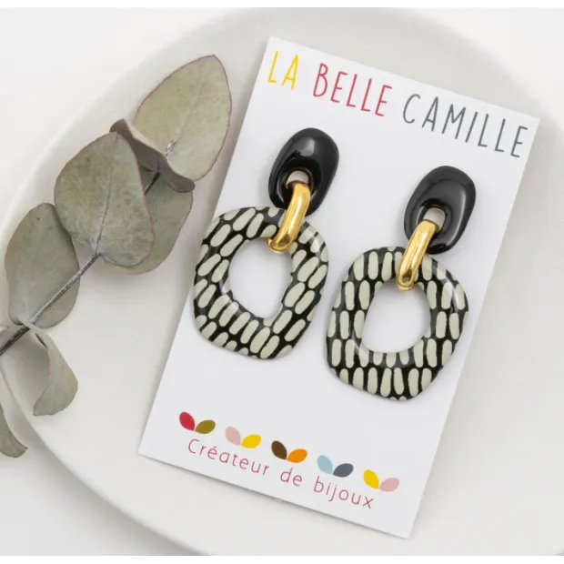 BRIGITTE boucles d'oreilles "WAX"