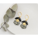 CAPUCINE boucles d'oreilles "WAX" - Bibop et Lula