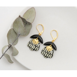 CAPUCINE boucles d'oreilles "WAX" - Bibop et Lula