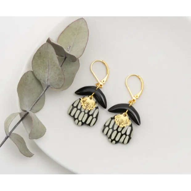 CAPUCINE boucles d'oreilles "WAX"