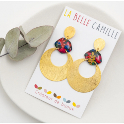 COSMAboucles d'oreilles "FOLK HIVER" - Bibop et Lula