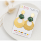 COSMAboucles d'oreilles "LEAF VERT" - Bibop et Lula