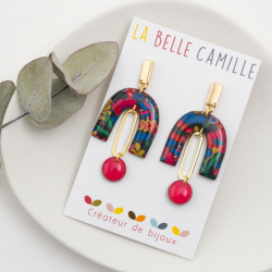 ZOE boucles d'oreilles "FOLK HIVER " - Bibop et Lula