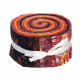 Jelly roll tissu Flammes - Bibop et Lula