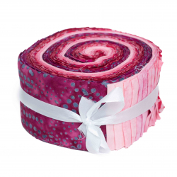 Jelly roll tissu Framboise - Bibop et Lula