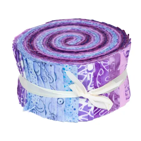 Jelly roll tissu VIOLINE