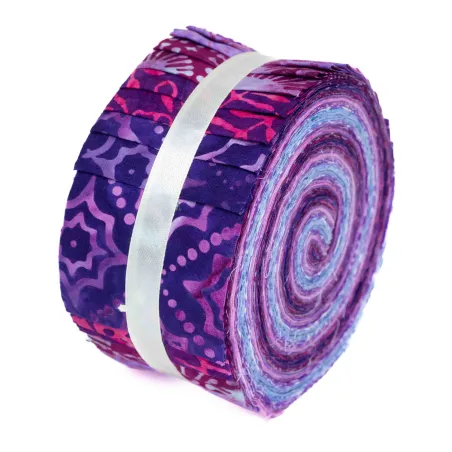 Jelly roll tissu VIOLINE