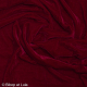 Velours souple uni rouge bordeaux - Bibop et Lula