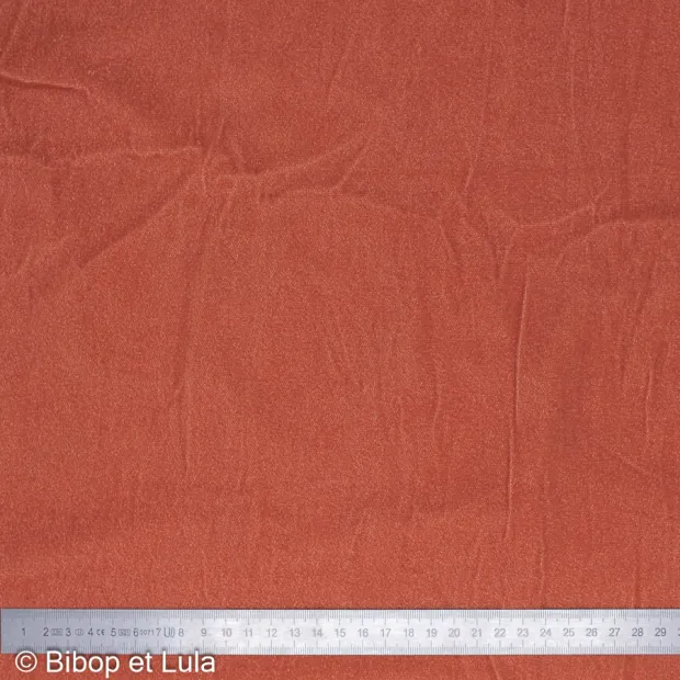 Velours souple uni rose poudré