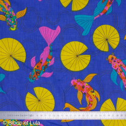 Tissu coton Koï - Bibop et Lula