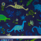 Tissu coton Titanosaurus - Bibop et Lula