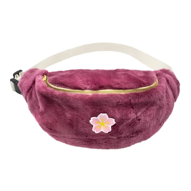 Sac Banane Enfant fausse fourrure Rose