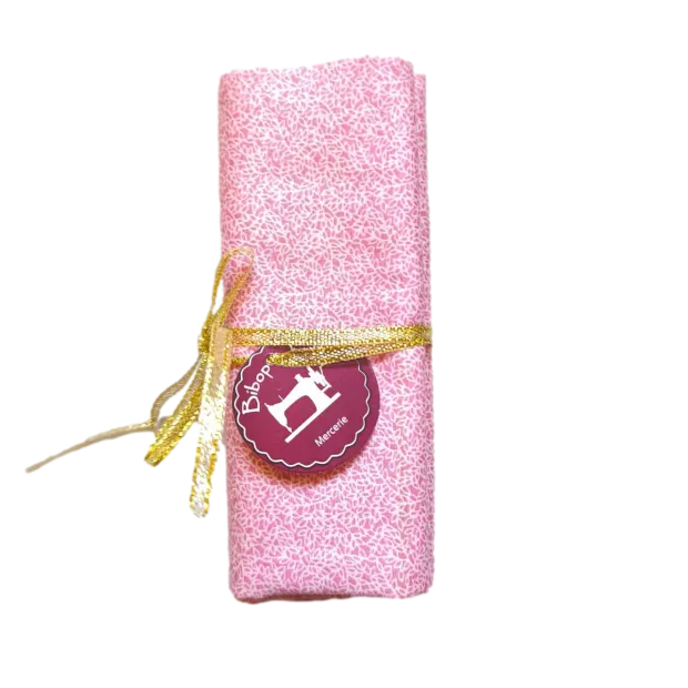 Coupon tissu mini leaves rose