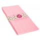 Coupon tissu mini leaves rose - Bibop et Lula