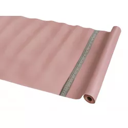 Tissu Simili cuir rose poudré - Bibop et Lula