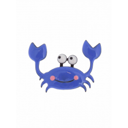 Broche Crabe bleu - Bibop et Lula