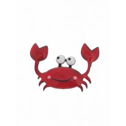 Broche Crabe rouge - Bibop et Lula