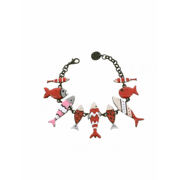 Bracelet petites Sardines rouges
