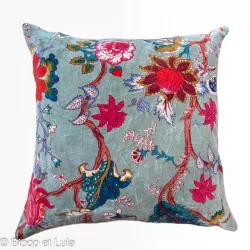 Housse de coussin velours Indira - Bibop et Lula