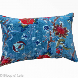 Housse de coussin velours grand rectangle Réva - Bibop et Lula