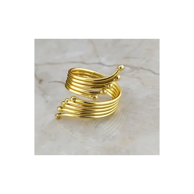 Bague laiton Croisée