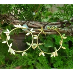 Boucles d'oreilles, feuilles, simples - Bibop et Lula