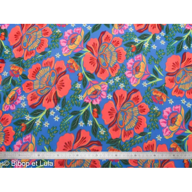 Tissu Enduit Blue Garden