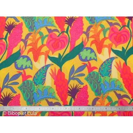 Tissu Enduit Tropica Sunset