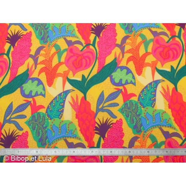 Tissu Enduit Tropica Sunset