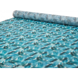 Tissu Enduit Midnight - Bibop et Lula