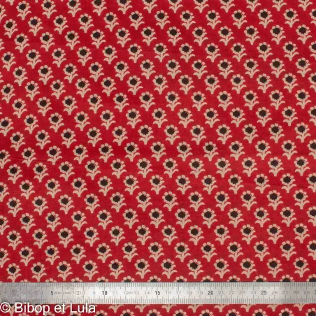 Tissu Block Print Indien Silari