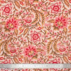 Tissu Block Print Indien Mathar - Bibop et Lula