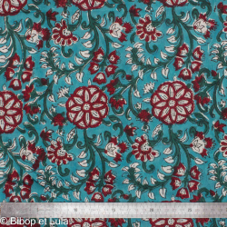 Tissu Block Print Indien Kandur - Bibop et Lula