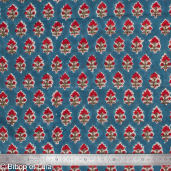 Tissu Block Print Indien Gunjalli - Bibop et Lula