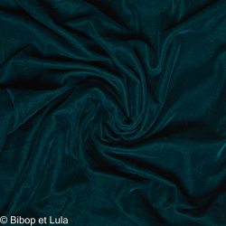 Velours souple uni BleuCanard - Bibop et Lula