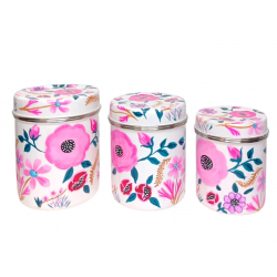 Boite inox peinte à la main Kandla - Bibop et Lula