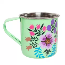 Tasse inox peinte à la main Jaipur - Bibop et Lula