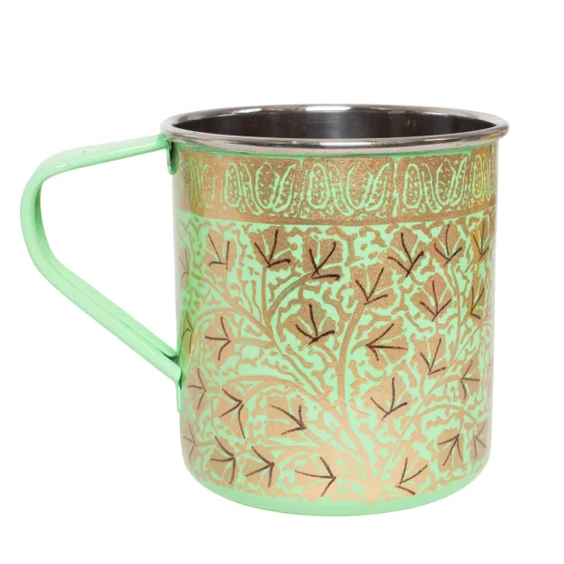 Tasse inox peinte à la main Jodhpur