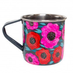 Tasse inox peinte à la main Indore - Bibop et Lula