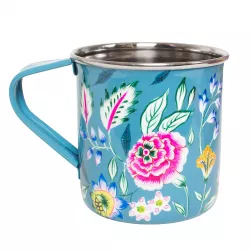 Tasse inox peinte à la main Pondichery - Bibop et Lula