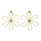 Boucles d'oreilles clous en laiton Marguerite - Bibop et Lula