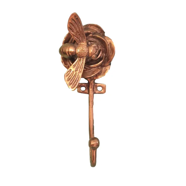 Patère, porte-manteau mural, bronze,Bee